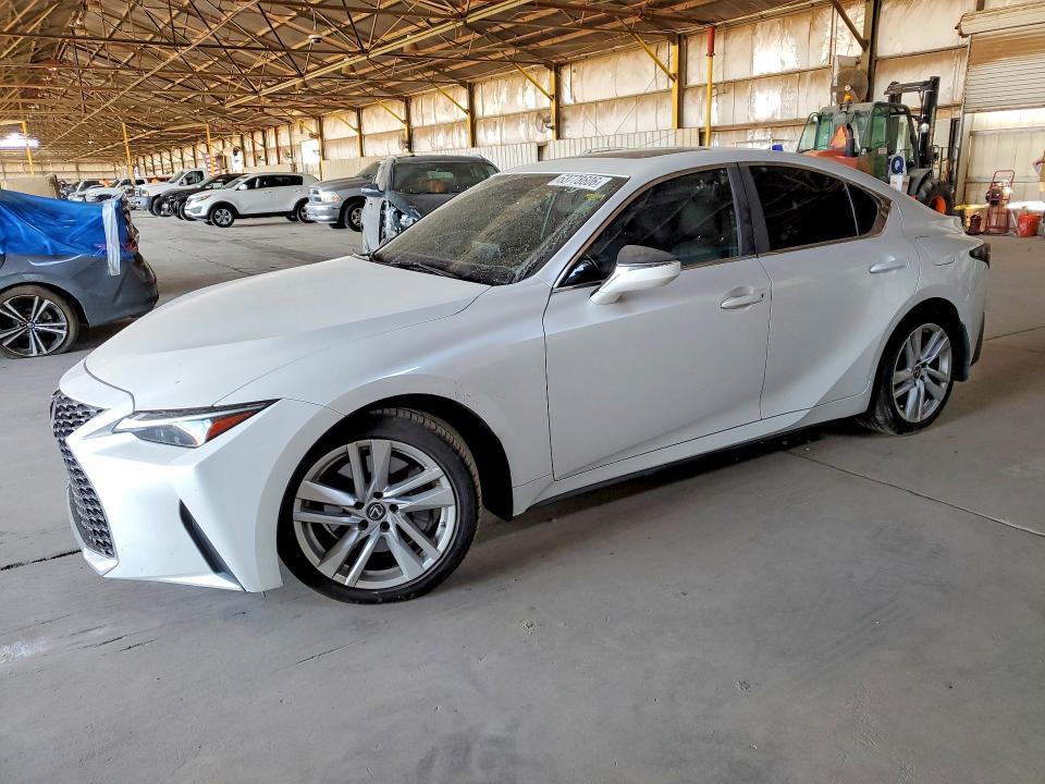 LEXUS IS 2021 with VIN JTHC81F2XM5047094 - Photo from auction