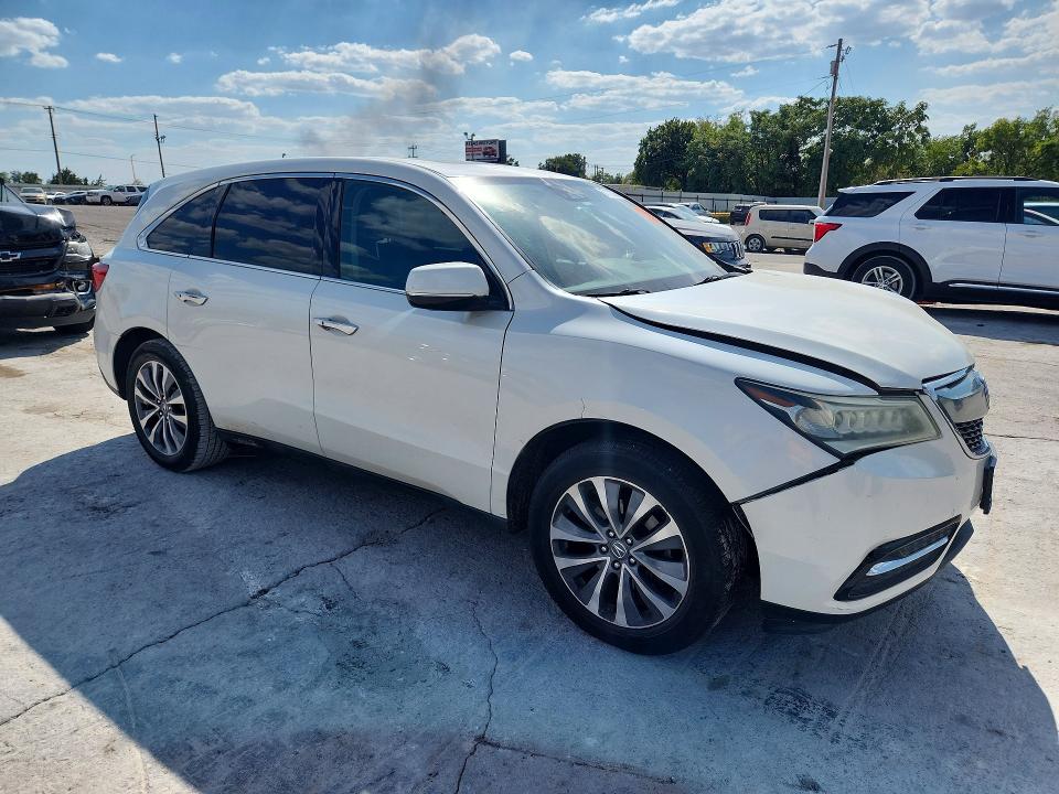 Photo 4 from auction – 2016 ACURA MDX with VIN 5FRYD4H48GB038270