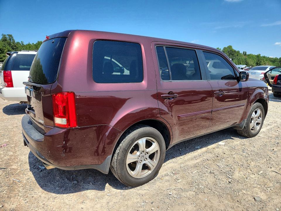 Photo 3 from auction – 2013 HONDA PILOT with VIN 5FNYF4H69DB055359