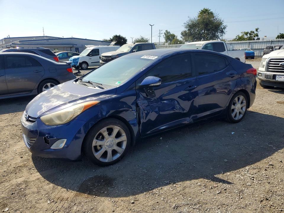 HYUNDAI ELANTRA 2013 with VIN KMHDH4AE2DU869883 - Photo from auction