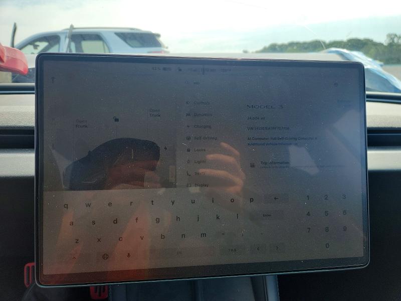 Photo 9 from auction – 2024 TESLA MODEL 3 with VIN 5YJ3E1EA7RF727706