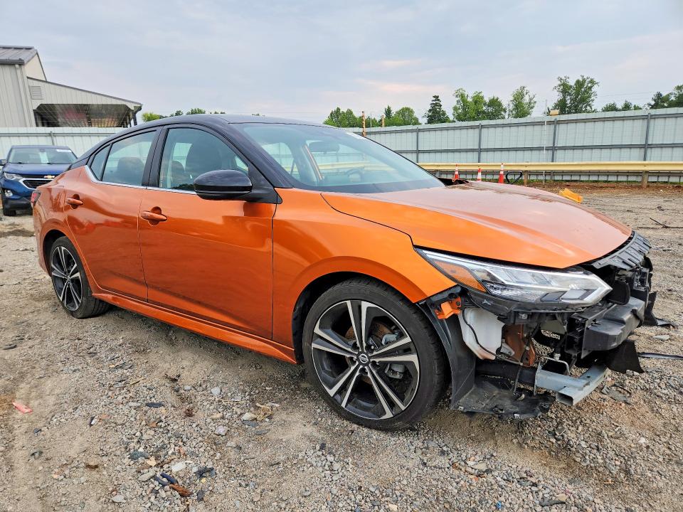 Photo 4 from auction – 2021 NISSAN SENTRA with VIN 3N1AB8DV6MY241028