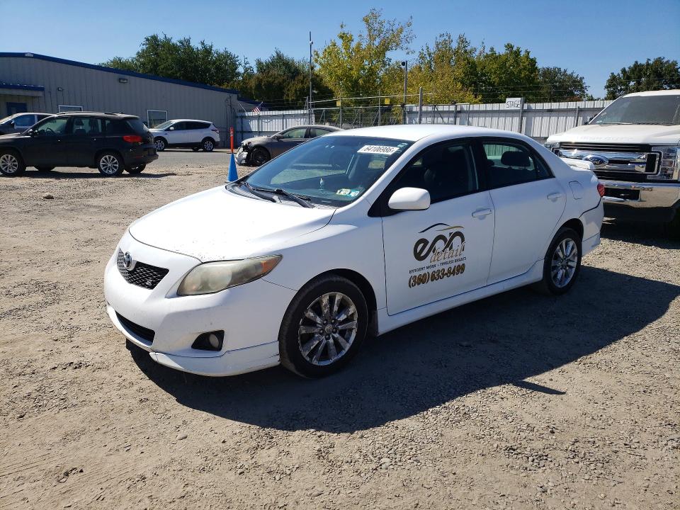 TOYOTA COROLLA 2009 with VIN 1NXBU40E39Z034404 - Photo from auction