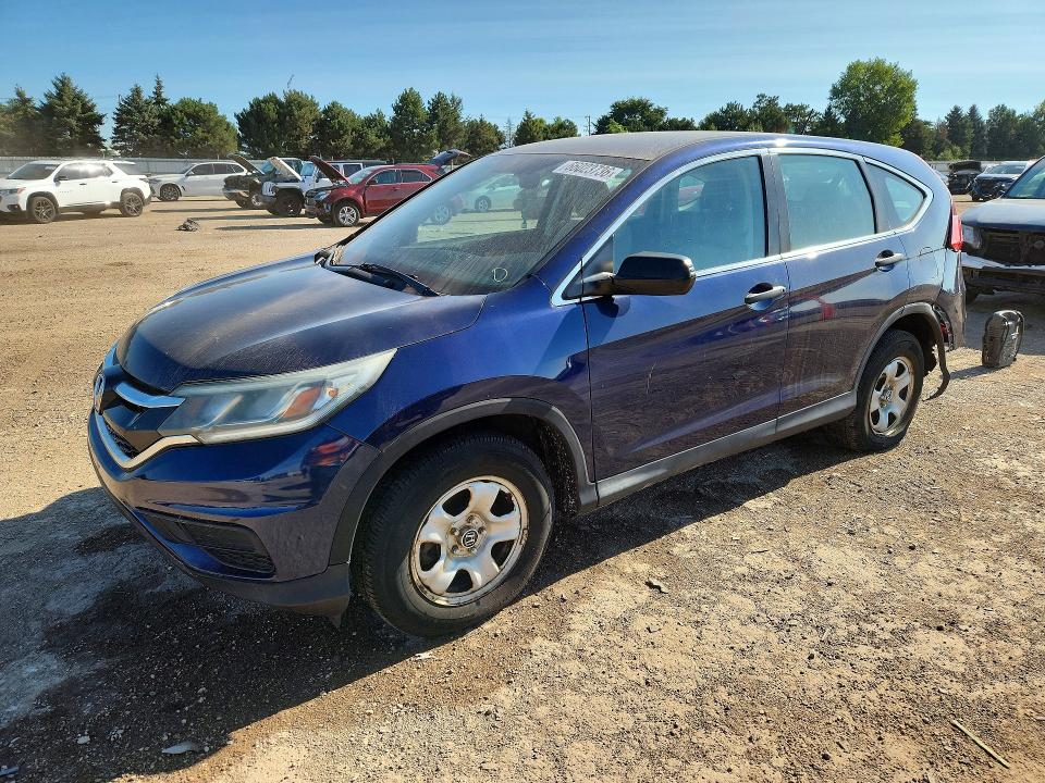 HONDA CR-V 2015 with VIN 5J6RM4H30FL124580 - Photo from auction