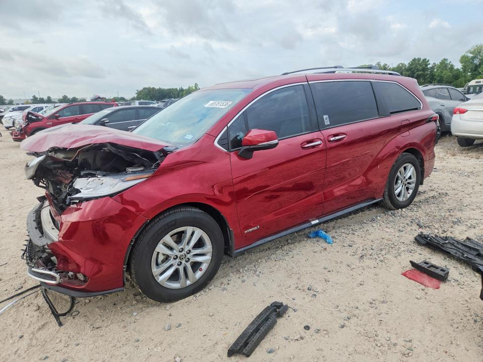 Снимка 1 от търг – 2021 TOYOTA SIENNA с VIN 5TDZRKEC2MS066841