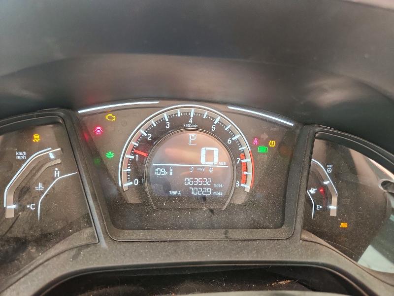 Photo 9 from auction – 2017 HONDA CIVIC with VIN 19XFC2F50HE014709