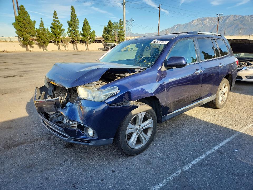 TOYOTA HIGHLANDER 2012 with VIN 5TDYK3EH9CS082373 - Photo from auction