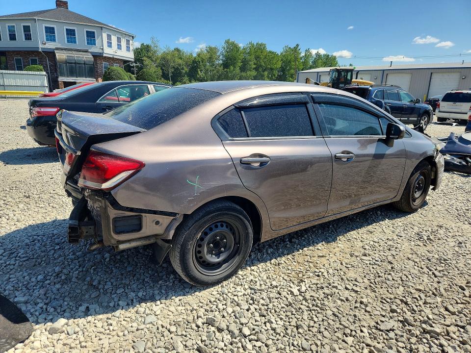 Photo 3 from auction – 2014 HONDA CIVIC with VIN 19XFB2F50EE229375