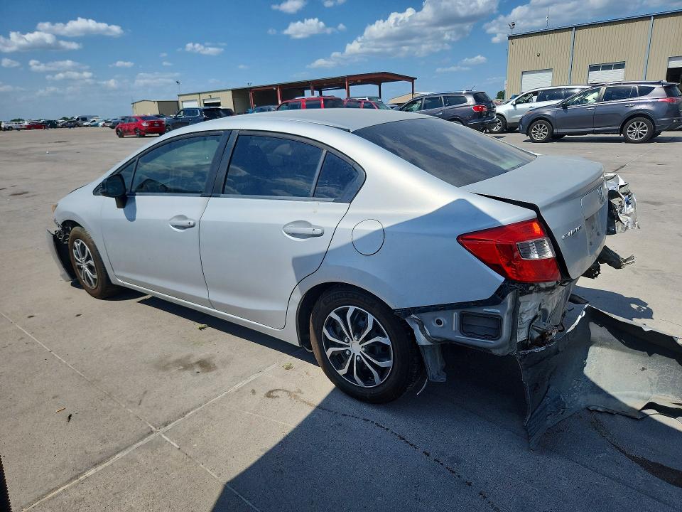 Photo 2 from auction – 2012 HONDA CIVIC with VIN 2HGFB2F53CH328212