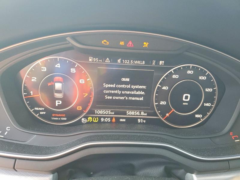 Photo 9 from auction – 2017 AUDI A4 with VIN WAUENAF43HN010069