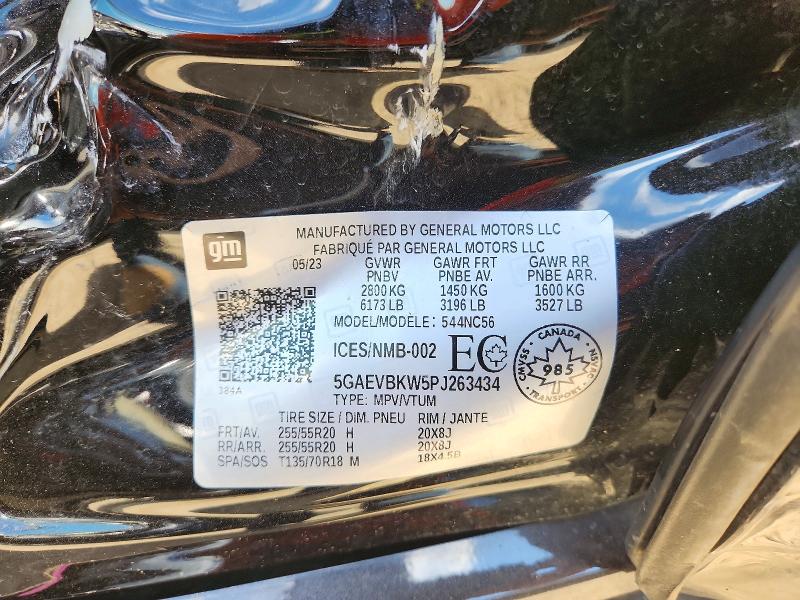 Photo 14 from auction – 2023 BUICK ENCLAVE with VIN 5GAEVBKW5PJ263434