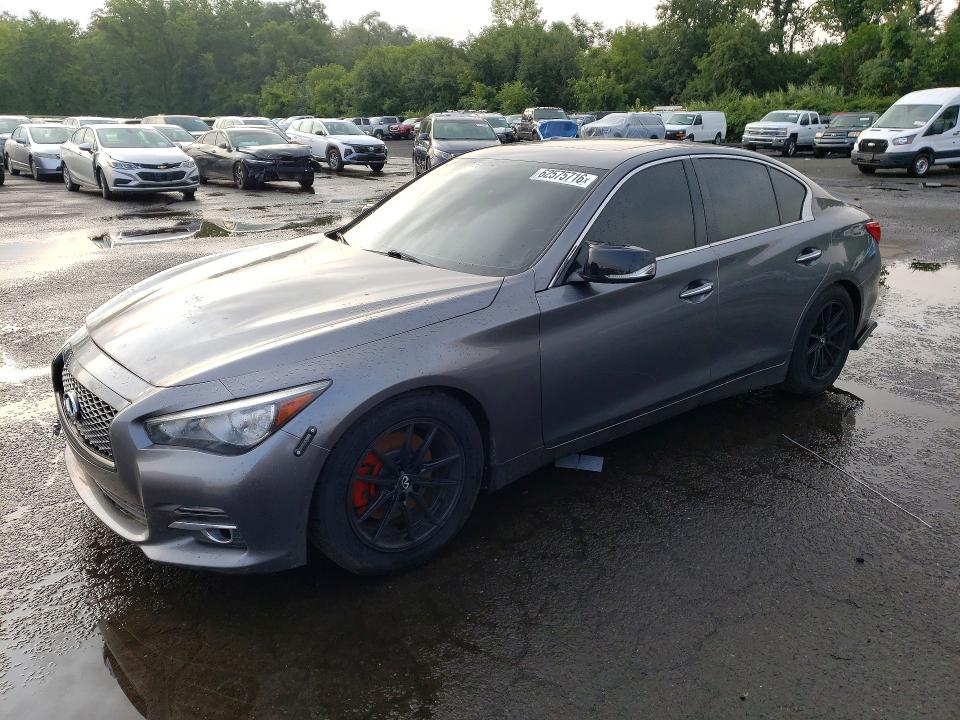 INFINITI Q50 2014 with VIN JN1BV7AR3EM694055 - Photo from auction