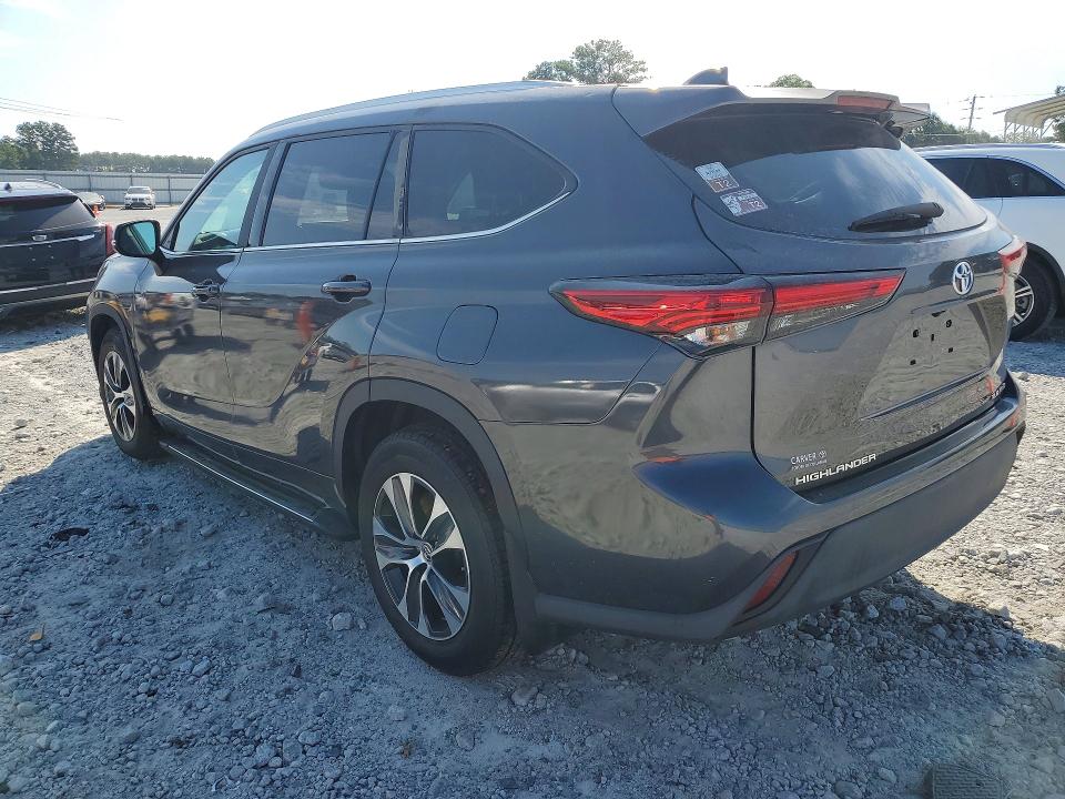 Photo 2 from auction – 2021 TOYOTA HIGHLANDER with VIN 5TDGZRBH8MS528707