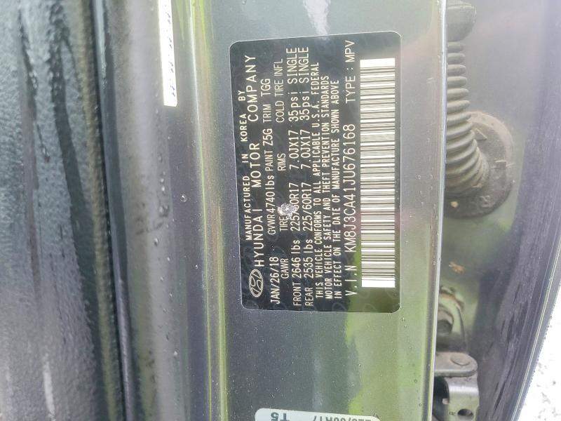 Photo 14 from auction – 2018 HYUNDAI TUCSON with VIN KM8J3CA41JU676168