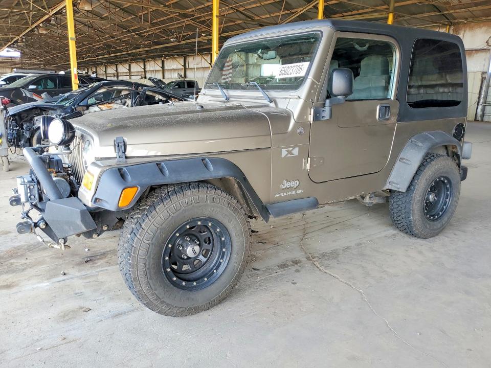 JEEP WRANGLER 2004 with VIN 1J4FA39S74P727396 - Photo from auction