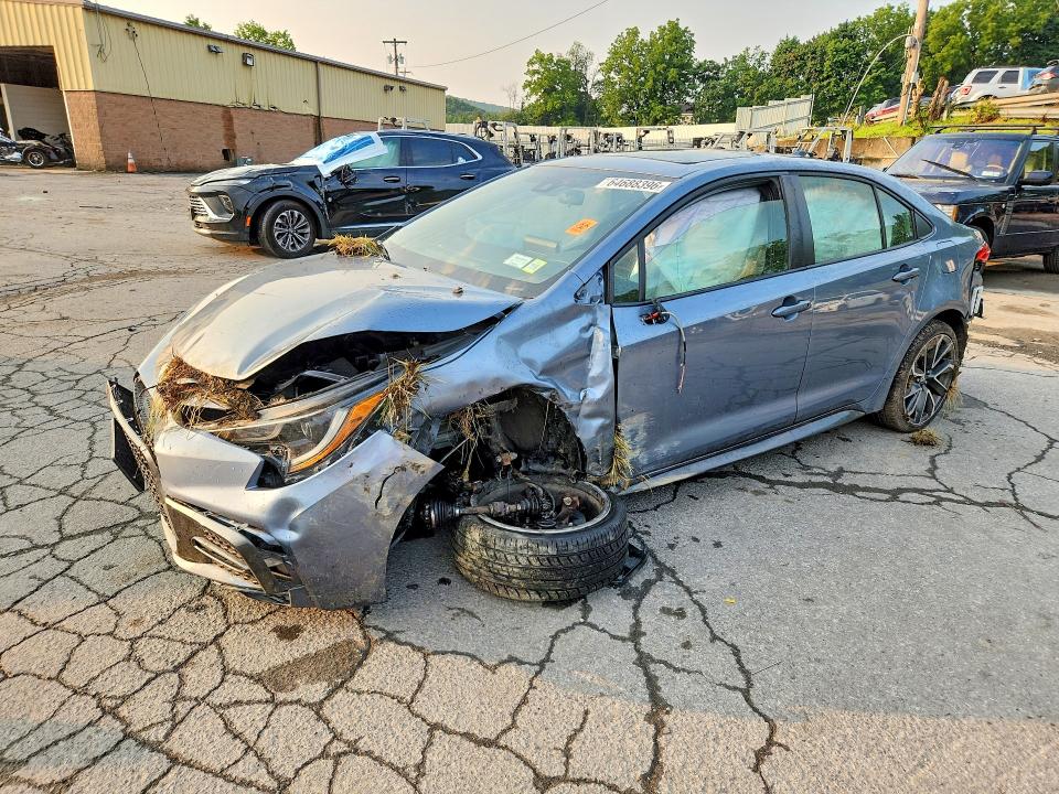 TOYOTA COROLLA 2021 with VIN JTDP4MCEXMJ066928 - Photo from auction
