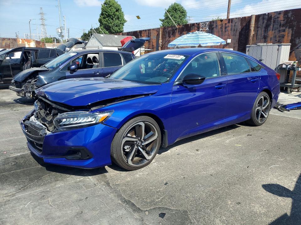 Photo 1 from auction – 2022 HONDA ACCORD with VIN 1HGCV1F39NA079967