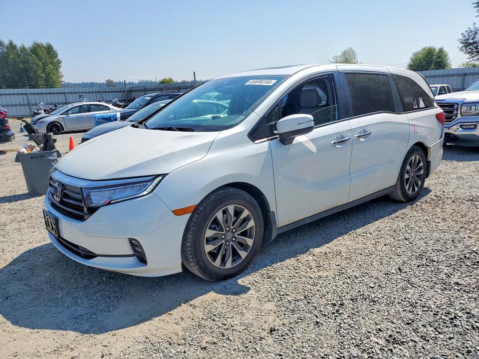 Photo 1 from auction – 2022 HONDA ODYSSEY with VIN 5FNRL6H72NB053262