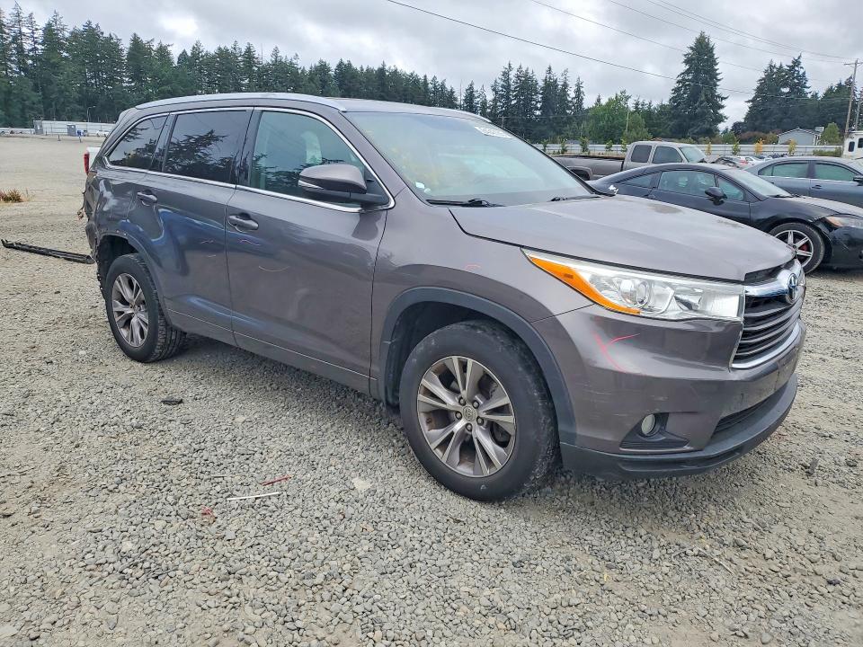 Photo 4 from auction – 2014 TOYOTA HIGHLANDER with VIN 5TDJKRFH3ES037158
