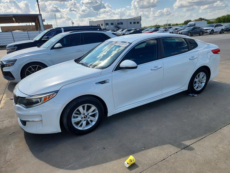 KIA OPTIMA 2017 with VIN 5XXGT4L35HG160078 - Photo from auction