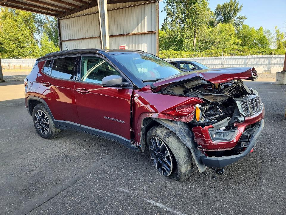 Photo 4 from auction – 2021 JEEP COMPASS with VIN 3C4NJDDB3MT565261