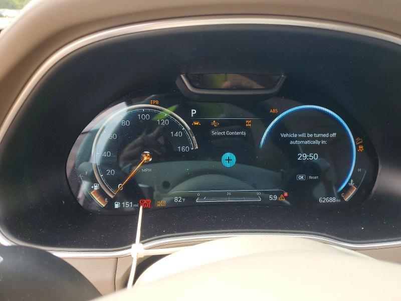 Photo 9 from auction – 2021 GENESIS GV80 with VIN KMUHCESCXMU030097