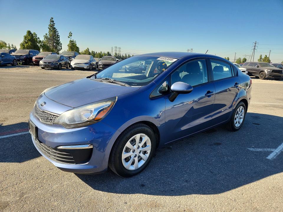 KIA RIO 2016 with VIN KNADM4A36G6654642 - Photo from auction