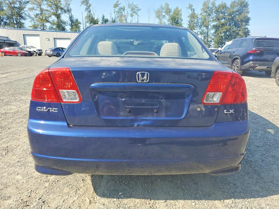 Photo 6 from auction – 2005 HONDA CIVIC with VIN JHMES16555S002135