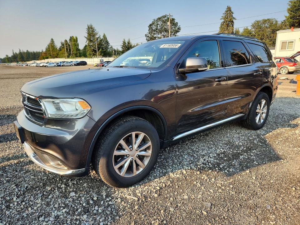 DODGE DURANGO 2015 with VIN 1C4RDJDG2FC873877 - Photo from auction