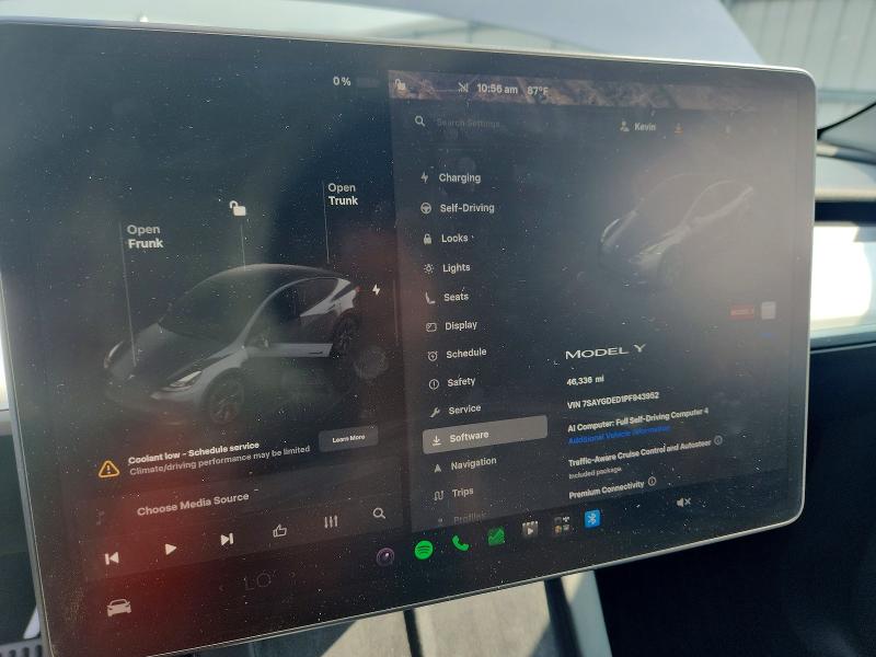 Фото 9 с аукциона – 2023 TESLA MODEL Y с VIN 7SAYGDED1PF943952