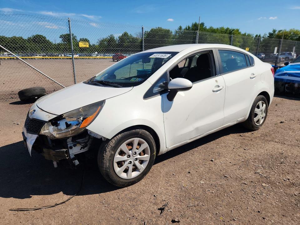 KIA RIO 2013 with VIN KNADM4A32D6276721 - Photo from auction