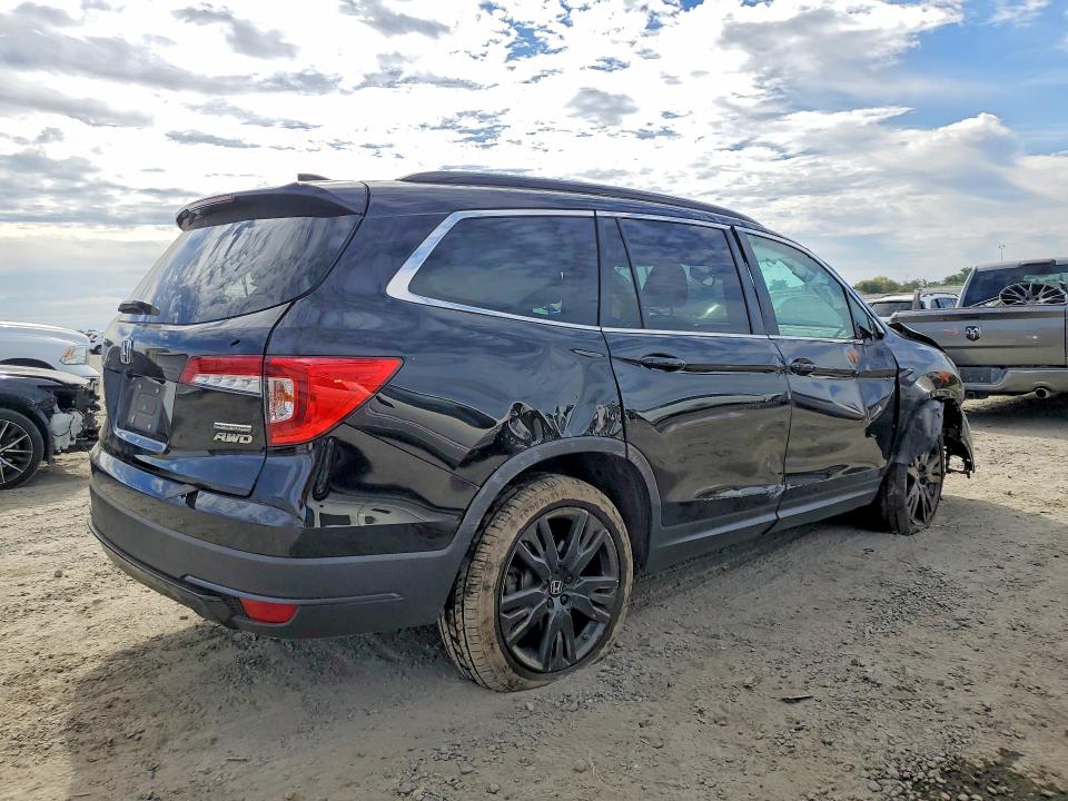 Photo 3 from auction – 2022 HONDA PILOT with VIN 5FNYF6H20NB090527