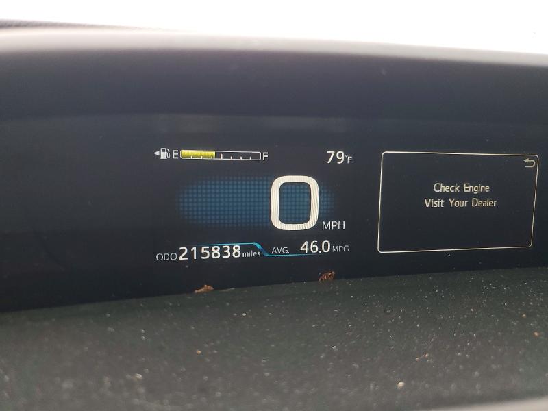 Photo 9 from auction – 2016 TOYOTA PRIUS with VIN JTDKARFU3G3501879