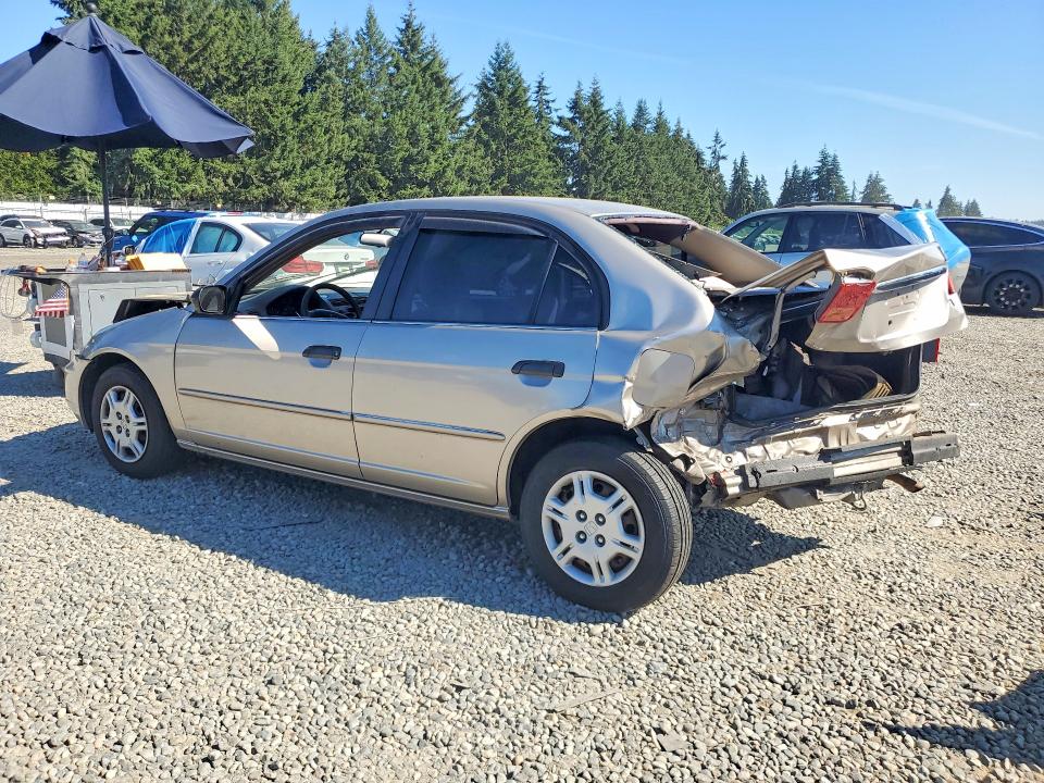 Photo 2 from auction – 2001 HONDA CIVIC with VIN 2HGES16531H592825