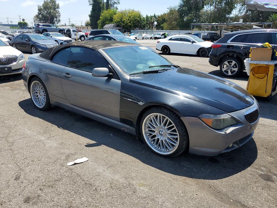 Photo 4 from auction – 2005 BMW 645 with VIN WBAEK73465B323811