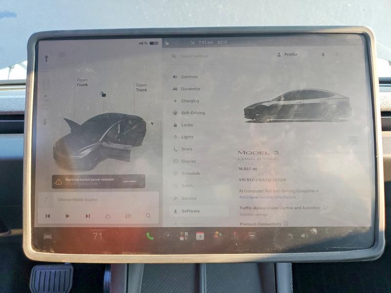 صورة رقم 9 من المزاد - 2025 TESLA MODEL 3 مع VIN 5YJ3E1EA2SF007316