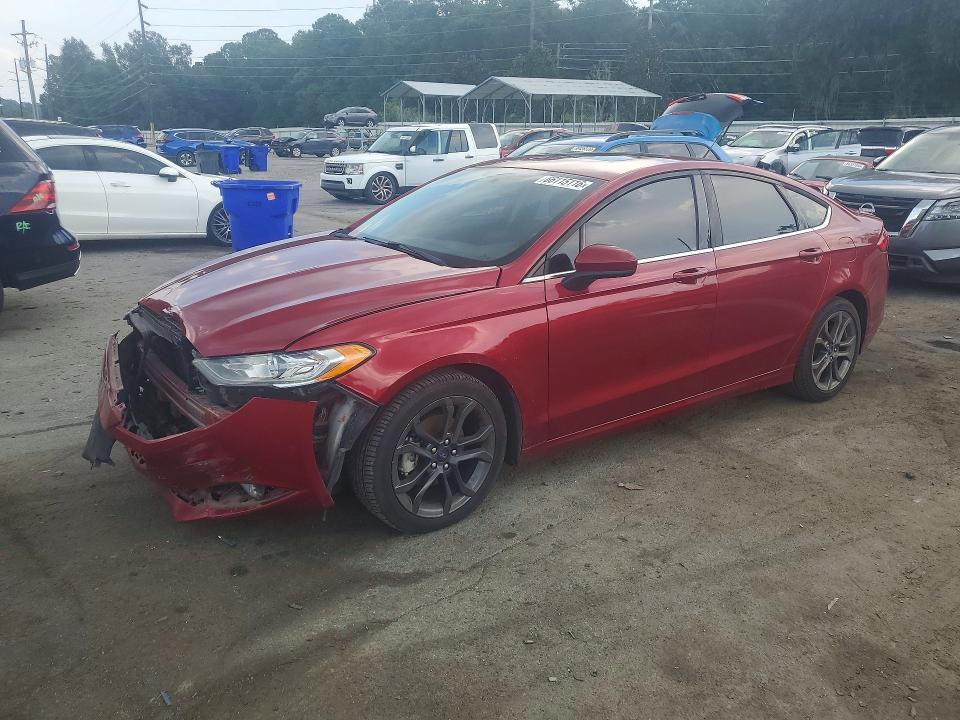 FORD FUSION 2018 with VIN 3FA6P0HD7JR113299 - Photo from auction