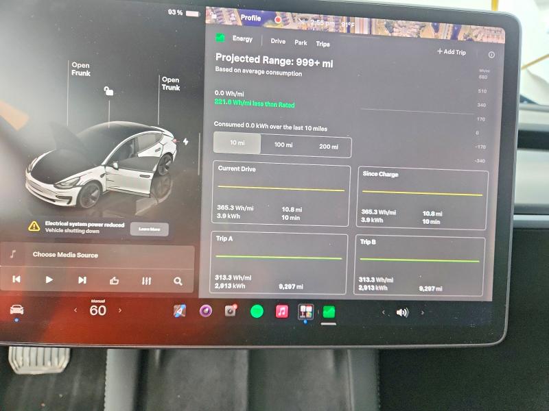 Photo 9 from auction – 2023 TESLA MODEL 3 with VIN 5YJ3E1EA9PF493081