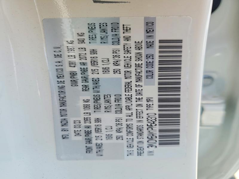 Photo 14 from auction – 2023 MAZDA CX-30 with VIN 3MVDMBAM1PM548310