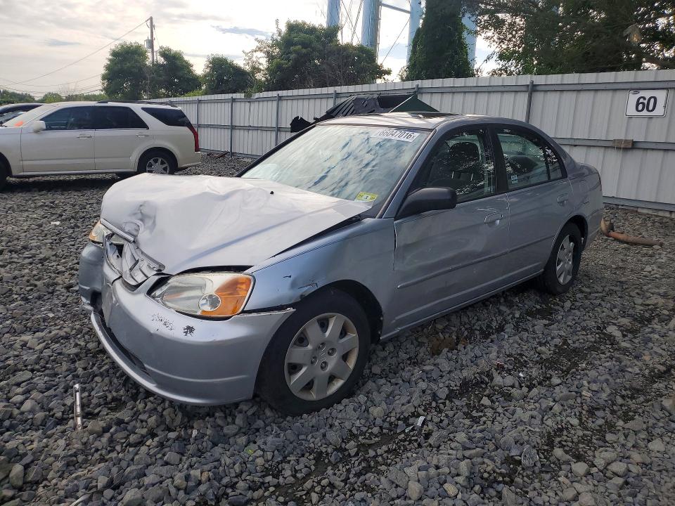 HONDA CIVIC 2002 with VIN 2HGES26892H555778 - Photo from auction