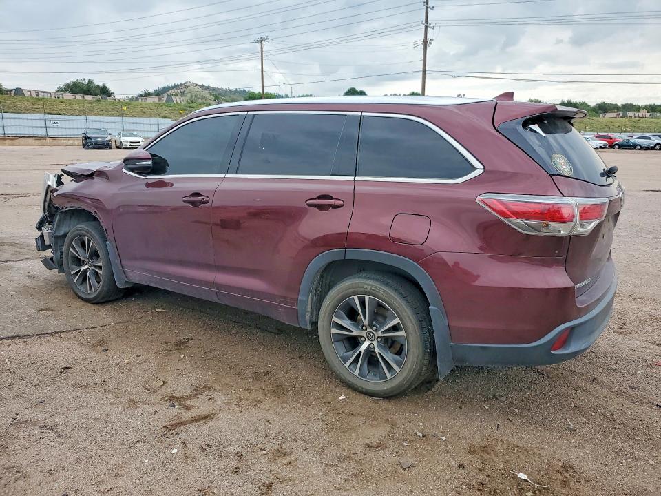 Zdjęcie 2 z aukcji – 2016 TOYOTA HIGHLANDER z VIN 5TDJKRFH5GS299721