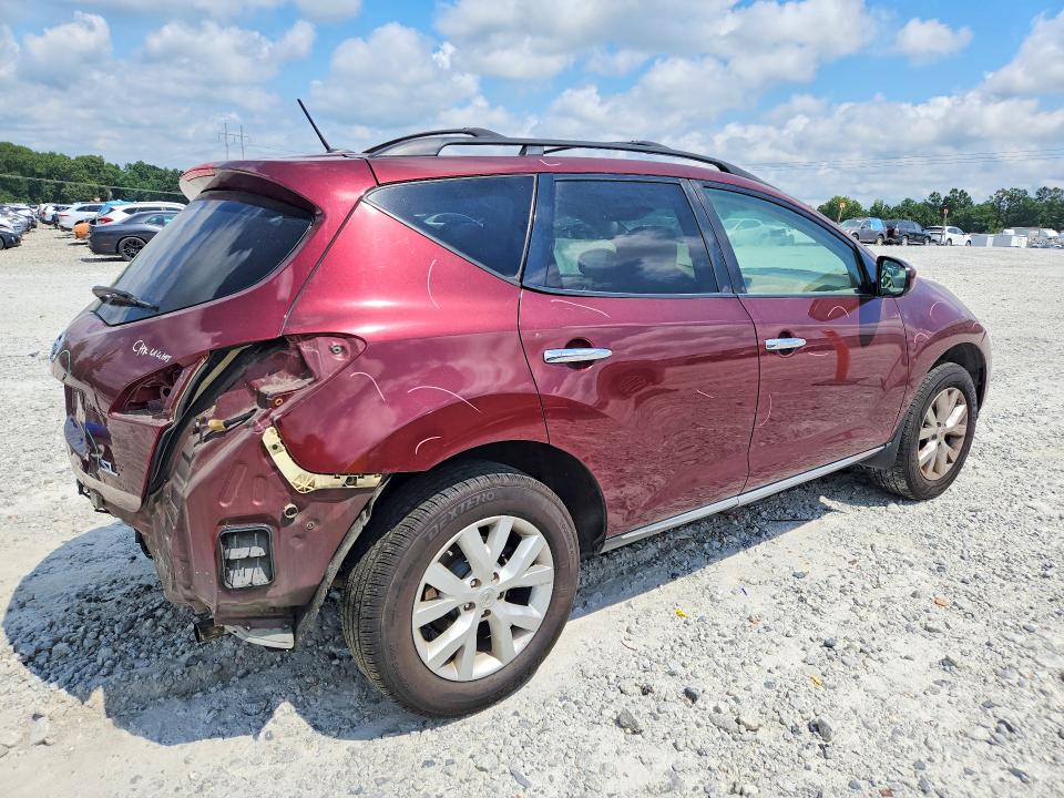 Photo 3 from auction – 2011 NISSAN MURANO with VIN JN8AZ1MU9BW062675