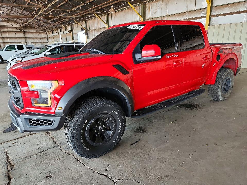 FORD F150 2018 with VIN 1FTFW1RG9JFE70881 - Photo from auction
