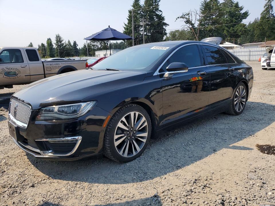 LINCOLN MKZ 2017 with VIN 3LN6L5MU2HR609948 - Photo from auction
