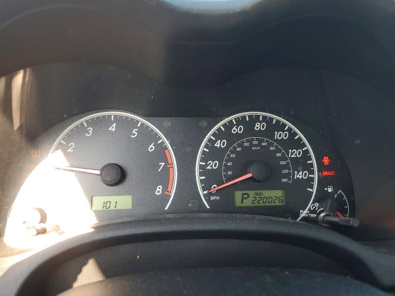 Photo 9 from auction – 2009 TOYOTA COROLLA with VIN 2T1BU40E69C002077