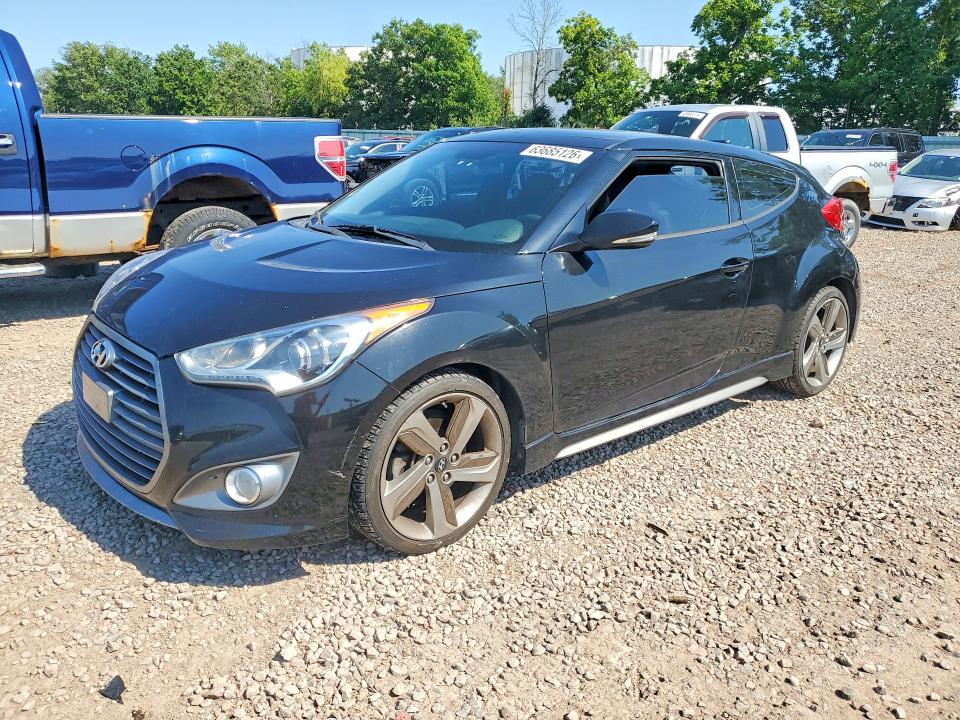 HYUNDAI VELOSTER 2013 with VIN KMHTC6AE8DU126957 - Photo from auction