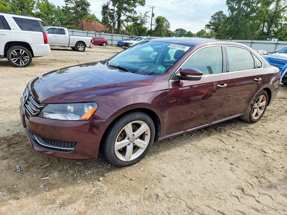 Photo 1 from auction – 2013 VOLKSWAGEN PASSAT with VIN 1VWBP7A30DC018988