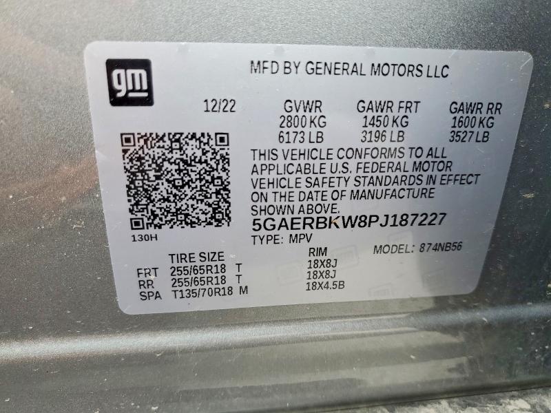 Photo 14 from auction – 2023 BUICK ENCLAVE with VIN 5GAERBKW8PJ187227