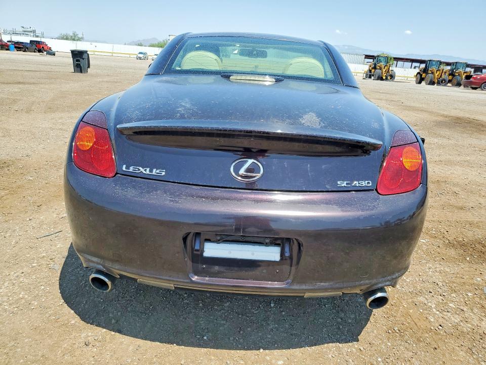 Photo 6 from auction – 2004 LEXUS SC with VIN JTHFN48Y740050234