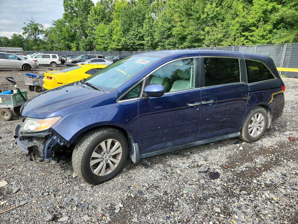 HONDA ODYSSEY 2014 with VIN 5FNRL5H41EB077634 - Photo from auction
